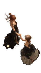Fantasy Dance Duo Vinyl Car Decal Sticker – Waterproof & UV-Resistant 8" Fantasy Dance Duo Vinyl Car Decal Sticker – Waterproof & UV-Resistant 8"