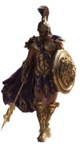 Regal Spartan Warrior Vinyl Car Decal Sticker – Waterproof & UV-Resistant 8"