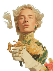 Knight Of Flowers V3 Vinyl Car Decal Sticker – Waterproof & UV-Resistant 8"