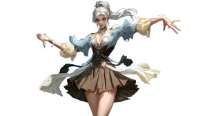 Divine Platinum Goddess Vinyl Car Decal Sticker – Waterproof & UV-Resistant 8"