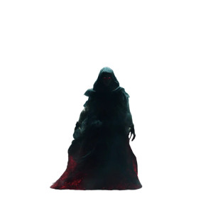 Sinister Hooded Figure V2 Vinyl Car Decal Sticker – Waterproof & UV-Resistant 8"