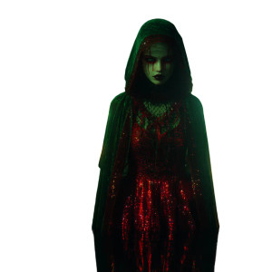 Gothic Figure By Water V2 Vinyl Car Decal Sticker – Waterproof & UV-Resistant 8"