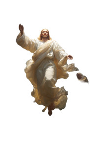 Jesus Ascending Vinyl Car Decal Sticker – Waterproof & UV-Resistant 8"