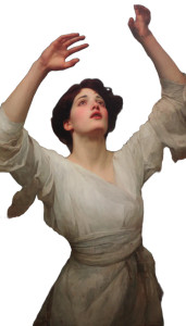 Persephone Oil Painting Vinyl Car Decal Sticker – Waterproof & UV-Resistant 8"