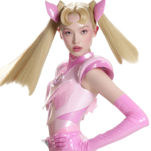 Pink Hybrid Supermodel Vinyl Car Decal Sticker – Waterproof & UV-Resistant 8"