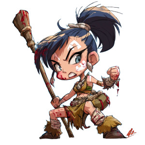 Fierce Tribal Warrior Vinyl Car Decal Sticker – Waterproof & UV-Resistant 8"