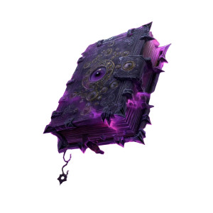 Cursed Grimoire Vinyl Car Decal Sticker – Waterproof & UV-Resistant 8"