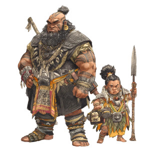 Maori Dwarf Warriors Vinyl Car Decal Sticker – Waterproof & UV-Resistant 8"