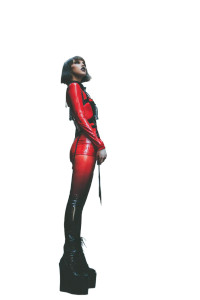 Cybergoth Model Vinyl Car Decal Sticker – Waterproof & UV-Resistant 8" Cybergoth Model Vinyl Car Decal Sticker – Waterproof & UV-Resistant 8"