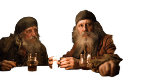 Old Pirates Drinking Vinyl Car Decal Sticker – Waterproof & UV-Resistant 8"