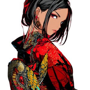 Kimono Dragon Woman V2 Vinyl Car Decal Sticker – Waterproof & UV-Resistant 8" Kimono Dragon Woman V2 Vinyl Car Decal Sticker – Waterproof & UV-Resistant 8"