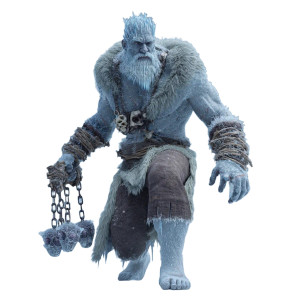 Icy Inuit God Vinyl Car Decal Sticker – Waterproof & UV-Resistant 8"