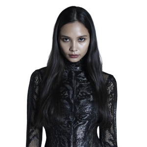 Futuristic Gothic Filipina Vinyl Car Decal Sticker – Waterproof & UV-Resistant 8"