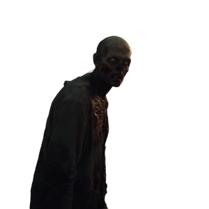 Post-Apocalyptic Zombie Vinyl Car Decal Sticker – Waterproof & UV-Resistant 8"