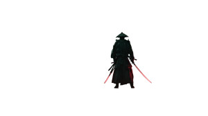 Mysterious Samurai Warrior V2 Vinyl Car Decal Sticker – Waterproof & UV-Resistant 8"