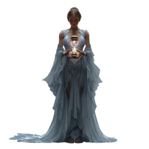 Celestial Mnemosyne Figure Vinyl Car Decal Sticker – Waterproof & UV-Resistant 8" Celestial Mnemosyne Figure Vinyl Car Decal Sticker – Waterproof & UV-Resistant 8"