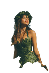 Tropical Leaf Dress Vinyl Car Decal Sticker – Waterproof & UV-Resistant 8" Tropical Leaf Dress Vinyl Car Decal Sticker – Waterproof & UV-Resistant 8"