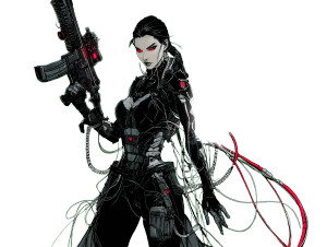 Celestial Punk Angel Vinyl Car Decal Sticker – Waterproof & UV-Resistant 8"