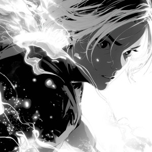 Cosmic Anime Character Vinyl Car Decal Sticker – Waterproof & UV-Resistant 8"