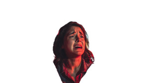 Grieving Mother Scene Vinyl Car Decal Sticker – Waterproof & UV-Resistant 8"