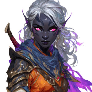 Drow Elf Monk Vinyl Car Decal Sticker – Waterproof & UV-Resistant 8" Drow Elf Monk Vinyl Car Decal Sticker – Waterproof & UV-Resistant 8"