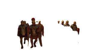 Roman Legionaries Marching Vinyl Car Decal Sticker – Waterproof & UV-Resistant 8"