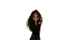 Cute Chinese Girl V8 Vinyl Car Decal Sticker – Waterproof & UV-Resistant 8"