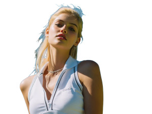 Blonde Supermodel Tennis Vinyl Car Decal Sticker – Waterproof & UV-Resistant 8" Blonde Supermodel Tennis Vinyl Car Decal Sticker – Waterproof & UV-Resistant 8"