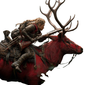 Dragoon Woman Vinyl Car Decal Sticker – Waterproof & UV-Resistant 8"