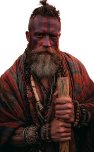 Ancient Scottish Druid Vinyl Car Decal Sticker – Waterproof & UV-Resistant 8"