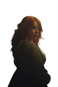 Charming Redhead Portrait Vinyl Car Decal Sticker – Waterproof & UV-Resistant 8"