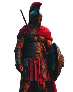 Spartan Warrior Battle V22 Vinyl Car Decal Sticker – Waterproof & UV-Resistant 8"