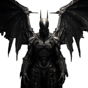 Giger'S Winged Batman Vinyl Car Decal Sticker – Waterproof & UV-Resistant 8"