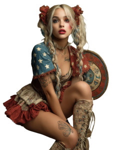 Harley Quinn Portrait V4 Vinyl Car Decal Sticker – Waterproof & UV-Resistant 8"