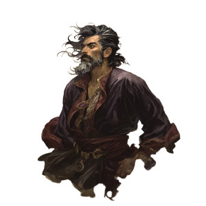 Pirate Navigator Vinyl Car Decal Sticker – Waterproof & UV-Resistant 8"