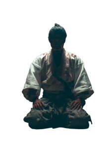 Samurai In Dawn Vinyl Car Decal Sticker – Waterproof & UV-Resistant 8"