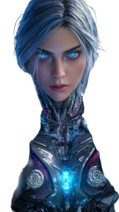 Futuristic War Robot V3 Vinyl Car Decal Sticker – Waterproof & UV-Resistant 8"