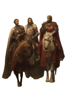 Medieval Leaders Painting Vinyl Car Decal Sticker – Waterproof & UV-Resistant 8"