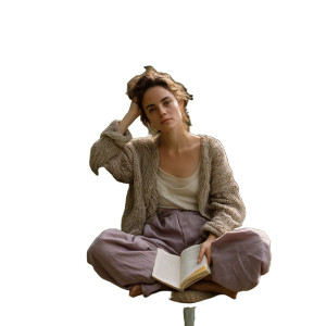 Spring Garden Reading Vinyl Car Decal Sticker – Waterproof & UV-Resistant 8"