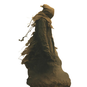 Cryptid Scarecrow Vinyl Car Decal Sticker – Waterproof & UV-Resistant 8"