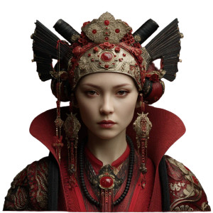 Cyberpunk Chinese Queen Vinyl Car Decal Sticker – Waterproof & UV-Resistant 8" Cyberpunk Chinese Queen Vinyl Car Decal Sticker – Waterproof & UV-Resistant 8"