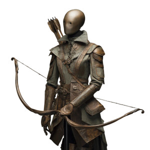 Fantasy Archer Mannequin Vinyl Car Decal Sticker – Waterproof & UV-Resistant 8"