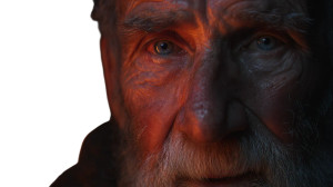 Intense Old Man Vinyl Car Decal Sticker – Waterproof & UV-Resistant 8"