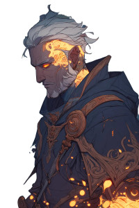 Celestial Archivist Ember Vinyl Car Decal Sticker – Waterproof & UV-Resistant 8"