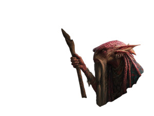 Kobold Shaman Art Vinyl Car Decal Sticker – Waterproof & UV-Resistant 8"