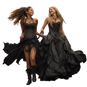 Dancing Fantasy Women Vinyl Car Decal Sticker – Waterproof & UV-Resistant 8"