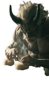 Muscular Oni Demon Vinyl Car Decal Sticker – Waterproof & UV-Resistant 8"