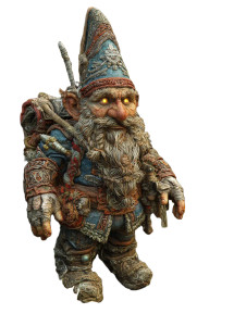 Mythical Forest Gnome Vinyl Car Decal Sticker – Waterproof & UV-Resistant 8"