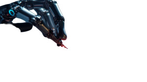 Robotic Arm Tattooing Vinyl Car Decal Sticker – Waterproof & UV-Resistant 8"