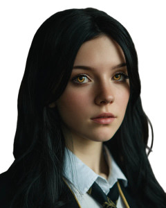 Gothic Teen Portrait Vinyl Car Decal Sticker – Waterproof & UV-Resistant 8" Gothic Teen Portrait Vinyl Car Decal Sticker – Waterproof & UV-Resistant 8"